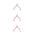 thumbnail image 1 of Decodeary 2 Pieces Pliers Anti-slip Spring Loaded Nipper DIY Jewelry Making Splicing Fixing Bending Twisting Strippers Hand Tools Flat Nose Plier 3Set, 1 of 6