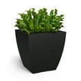 thumbnail image 3 of Mayne Kobi 24" x 24" x 24" Square Black Self-Watering Plstic Planter, 3 of 14