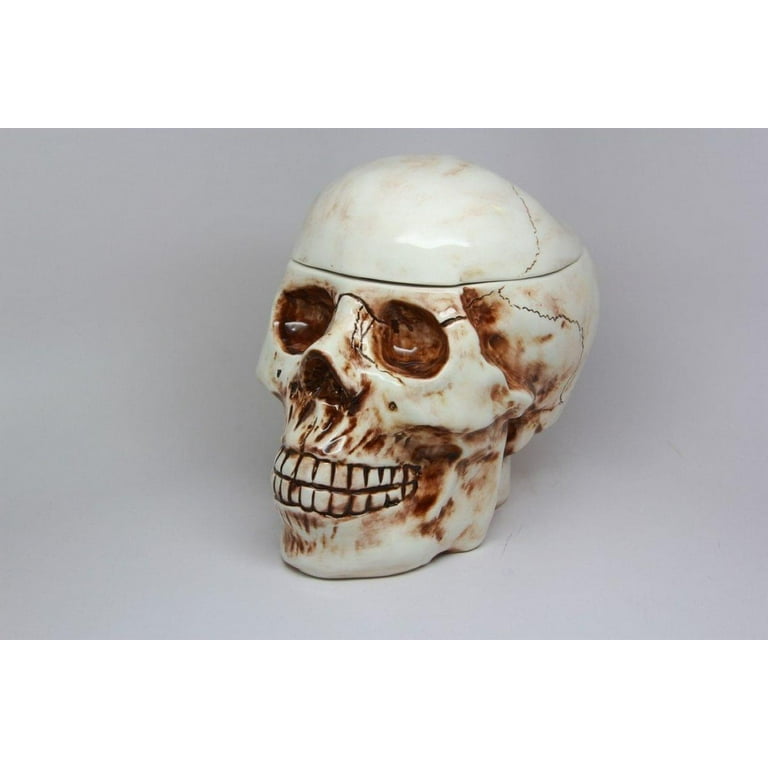 Halloween Skull Air Tight Ceramic Cookie Jar – Animi Causa