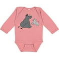 thumbnail image 3 of Inktastic Cute Rhinos Boys or Girls Long Sleeve Baby Bodysuit, 3 of 5