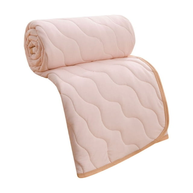Fesfesfes Solid Color Washed Cotton Summer Cooling Quilt Washable Summer Comforter Soft and Breathable Cotton Quilt for Hot Weather