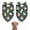 Dark Green Princess, variant on Dog Bandana 2 Pack,Dark Green Princess Castle Rainbow Pattern Bandanas for Dogs,Cat Bandana,Small/ Large Dog Bandana 2 Size,Dog Bandanas