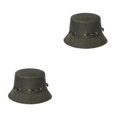 thumbnail image 2 of VONKY Comfortable And Breathable Fisherman Hat For Sun Protection Sunscreen Fisherman Cap Hat Summer Olive 58cm 2Set, 2 of 6