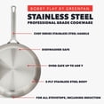 thumbnail image 3 of Juego de sartenes GreenPan x Bobby Flay de acero inoxidable, 3 of 7
