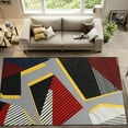 thumbnail image 1 of 63 x 90 inch Modern Large Area Rug for Indoor Livingroom, Washable Geometric Floor Carpet, Anti-skid Kitchen Rug in Home, Easy to Clean for Hallway Bedroom, 1 of 7