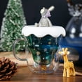thumbnail image 2 of Small Christmas Tree,Double-Layer Glass Christmas Tree Star Water Cup High Temperature Mug,Christmas Tree Star,Glass Christmas Tree,Small Christmas Trees, 2 of 9