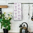 thumbnail image 3 of Coquette Kitchen Towels - Purple Preppy Bow Girly Dish Towels, Cute Trendy Funky Bowknot Decorative Absorbent Dishcloths Hand Towel for Kitchen Home Bathroom Girls Drom Decor 18x26 Inches, 3 of 5