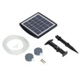 thumbnail image 1 of Solar Aquarium Air Pump Oxygenator Solar Powered Air Pump Low Noise Solar Pond Aerator with 2 Air Bubble Stones for Pond, 1 of 5