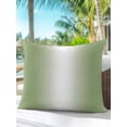 thumbnail image 4 of Outdoor Pillows Waterproof, Green Ombre Throw Pillows with Inserts Included, Modern Abstract Aesthetics Gradient Indoor Outdoor Decorative Lumbar Pillow for Bed/Couch/Patio 18"x18", 1Pcs, 4 of 8