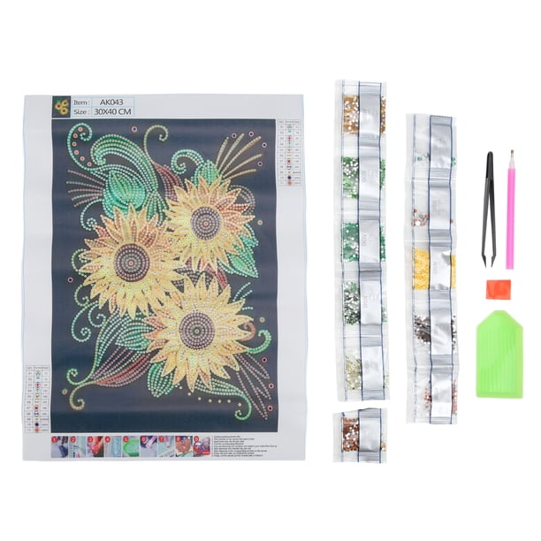 Kit De Pintura De Diamantes De Imitación, Pintura De Diamantes De Imitación Exquisita Brillante 5D Respetuosa Con El Medio Ambiente A Prueba De Agua Para Regalo Para La Cergrey Room Decorations