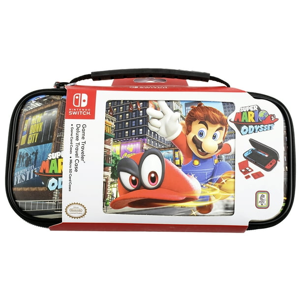 Rds Industries Super Mario Odyssey Deluxe Travel Case For Nintendo Switch And Switch Lite Walmart Com Walmart Com