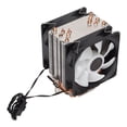 thumbnail image 3 of CPU Cooler, 6 Heat Pipes Computer CPU Cooler, RGB CPU Air Cooler, 3Pin 90mm PWM Fans for LGA775 1155 1156 1366 2011 AM2 AM2+ AM3, Low Noise, Precise Airflow, 3 of 7