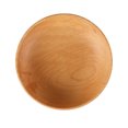 thumbnail image 2 of WORGEOUS 3 pcs  Elm Salad Bowl Wooden Japanese Style Flat Soup Bowl Home Hotel Wooden Bowl, 2 of 8