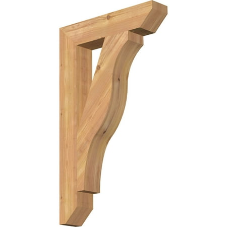 

Ekena Millwork 3 1/2 W x 18 D x 30 H Funston Slat Smooth Bracket Western Red Cedar