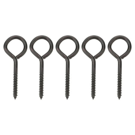 

5pcs Heavy Duty Eye Hooks Durable Metal Eye Screws Hooks Screw in Eye Hooks