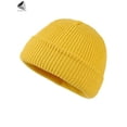 thumbnail image 3 of PULLIMORE Winter Trawler Beanie Watch Hat Knit Short Fisherman Roll-up Edge Skullcap for Men Women, 3 of 9