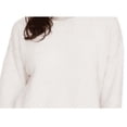 thumbnail image 2 of Sanctuary Womens Texured Teddy Crewneck Sweater, 2 of 3