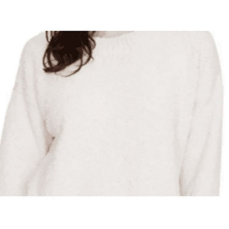 Sanctuary Womens Texured Teddy Crewneck Sweater