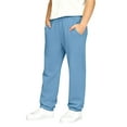 thumbnail image 3 of Children's Casual Sweatpants with Side Pockets, Solid Color, Long Length, Sports Style, 3 of 9