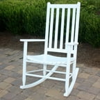Mainstays Outdoor Double Rocking Chair, White, Seats 2 ...