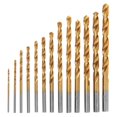 thumbnail image 2 of Hss Foret Hss Acier à Grande Vitesse 13Pcs 1.5 6.5Mm Steenium à Grande Vitesse Enduit Forets Ensemble Outil avec Poignée Ronde, 2 of 8