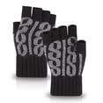 thumbnail image 2 of KyCheLot Gloves for Women and Men Winter Half Finger Outdoor Gloves Trendy Casual Thermal Fleece Gloves, 2 of 5