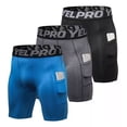 thumbnail image 1 of Pack De 3 Pantalones Cortos De Compresión K Para Hombre, 1 of 4