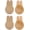 Set C, variant on 2 Pairs Nomorthan Invisible Lifting Bra, Strapless Sticky Bra, Breast Lift Strapless Backless Push Up Adhesive Bra
