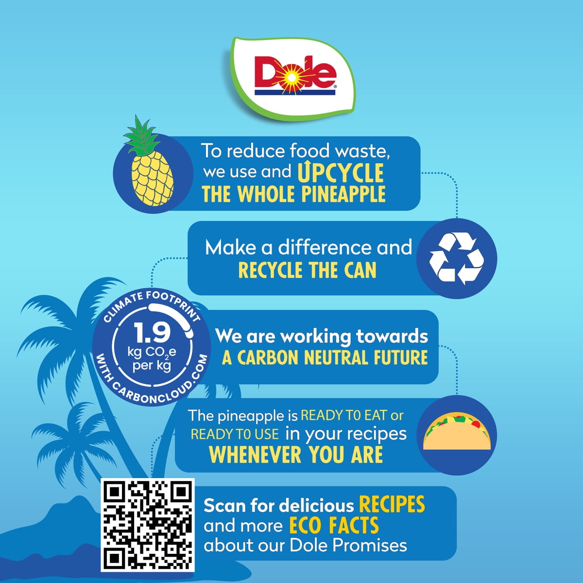 (12 pack) Dole Crushed Pineapple in 100% Pineapple Juice, 20 oz Can