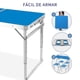 thumbnail image 4 of Mesa Plegable Portátil con 4 Sillas Ajustable Exterior 120 cm Picool  Mesa con 4 Sillas, 4 of 8