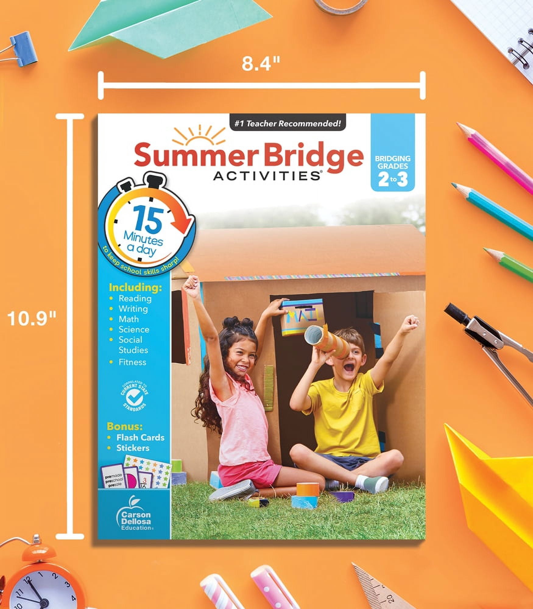 Summer Bridge Activities 2nd to 3rd Grade Workbook (Spiral Bound)
