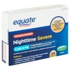 Equate Maximum Strength Nighttime Severe Cold & Flu Caplets, 24 Count