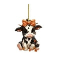thumbnail image 1 of Cute Cartoon Cow Car Acrylic Pendant Christmas Tree Decoration Pendant Home Decoration Cat Ornament String Christmas Ornament Christmas Decorations Small Christmas Garland Beads Icicles Decorations, 1 of 4