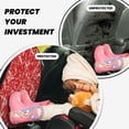 thumbnail image 4 of Easygdp Beef Car Kick Mat Seat Cover 2 Pcs Anti-Kick Pockets Storage Mat Back Seat Cover Car Seat Protector, 4 of 8
