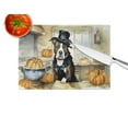 thumbnail image 4 of Pit Bull Terrier Fall Kitchen Pumpkins Glass Cutting Board Large 12 in x 15 in, 4 of 5