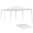 thumbnail image 3 of Dayplus 10'x20' White Outdoor Gazebo Canopy Tent Waterproof Party Tent With 6 Walls, 3 of 5