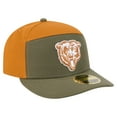 thumbnail image 3 of Men's New Era Olive/Brown Chicago Bears Two-Tone Color Pack Split Panel 59FIFTY Fitted Hat, 3 of 5