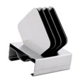 thumbnail image 4 of 4pcs / Set Car Use Slice Coasters Bebidas Frías Calientes Cup Mat Stainless Steel - Y Cuadrado, Proteja Sus Muebles De Derrames, Arañazos, Dañ BLESIY Coaster de acero inoxidable, 4 of 7