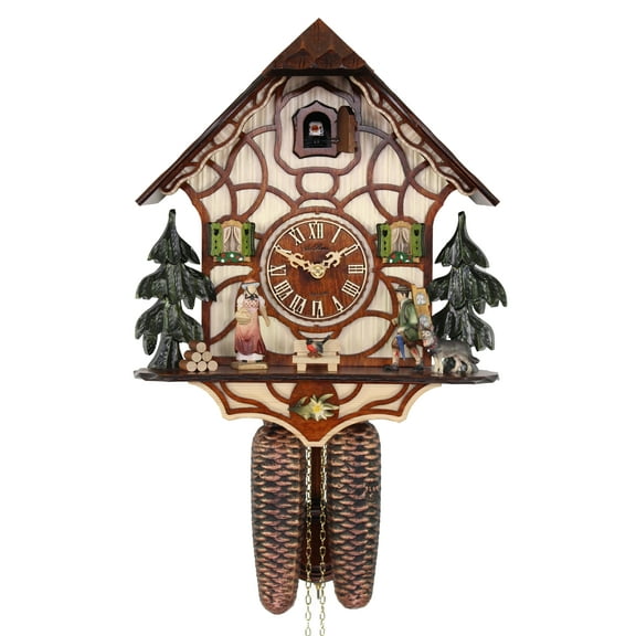 HerrZeit by Adolf Herr Cuckoo Clock - Black Forest MAGIC BROWN