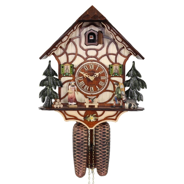 HerrZeit by Adolf Herr Cuckoo Clock - Black Forest MAGIC BROWN