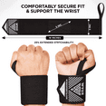thumbnail image 7 of WYOX 12" Weightlifting Wrist Wraps for Men & Women – Professional Wrist Support with Heavy Duty Thumb Loop, Best for Powerlifting, Bodybuilding, Strength Training & Gym Workouts, 7 of 7