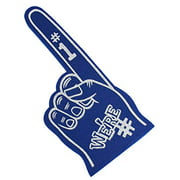 Astek Were Number #1 Finger Team Color Cheerleading Foam Hand Pompom (Blue)