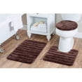 Luxuriously Soft & Cozy Nylon 3-Piece Bath Rug Set Collection - Walmart.com