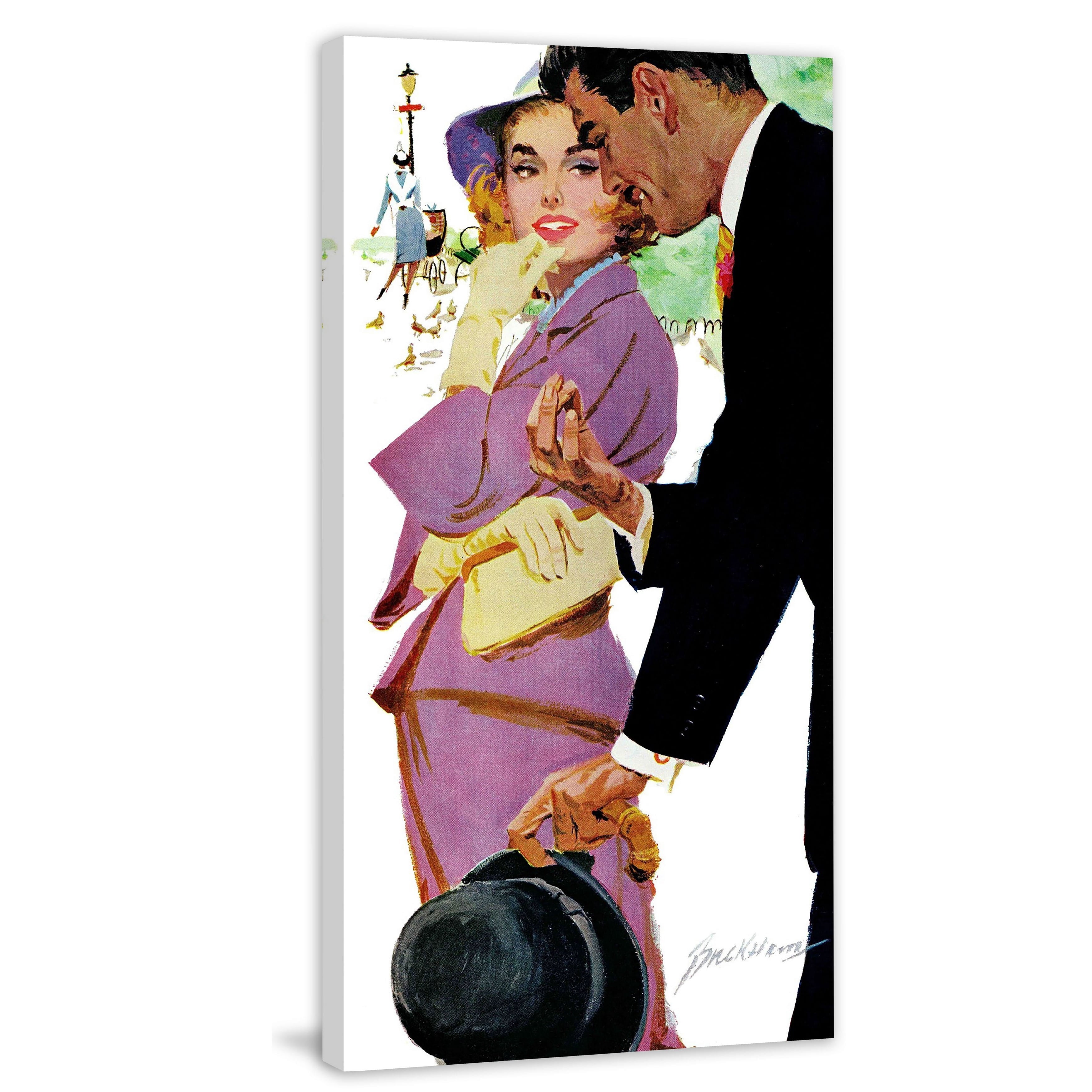 "Young and Pampered" Painting Print on Wrapped Canvas