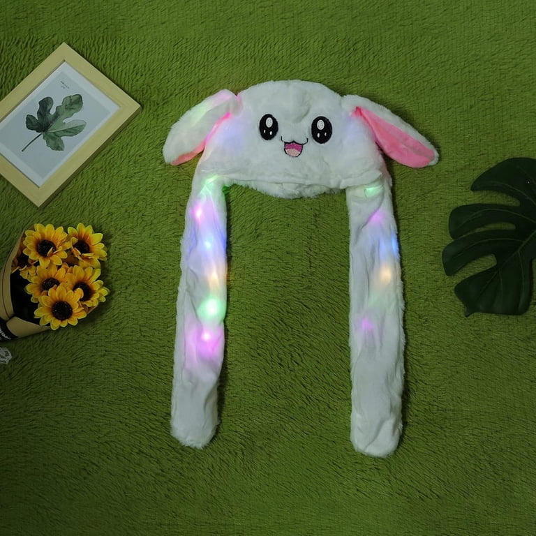 Animal Hat with Ears Moving Jumping Pop Up Beating Hat Plush  display picture 1