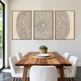 thumbnail image 5 of Jesus Wall Art 16x24 Inch Jesus Feeds The 5000 Canvas Wall Art Set of 3 Framed Christian Wall Decor Modern Abstract Art Print for Living Room Bedroom Office, 5 of 8