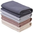 thumbnail image 1 of LAICAIW Dish Towels Set, 100% Cotton Waffle Weave Kitchen Towels 4 Pieces, Super Absorbent Kitchen Hand Dish Cloths for Drying and Cleaning (17 x 25 Inches, Set of 4), 1 of 6