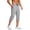 Gray, variant on Mens Casual Style Athletic Fit Drawstring Waist Elastic Waist Capri Pants Drawstring Closure Zipper Pockets Green S