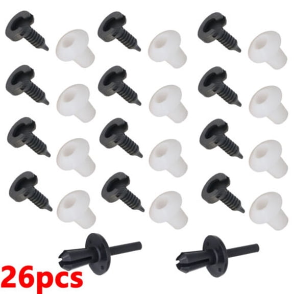 26Pcs Interior Door Car Trims Clips Fastener For Land Rover For Defender