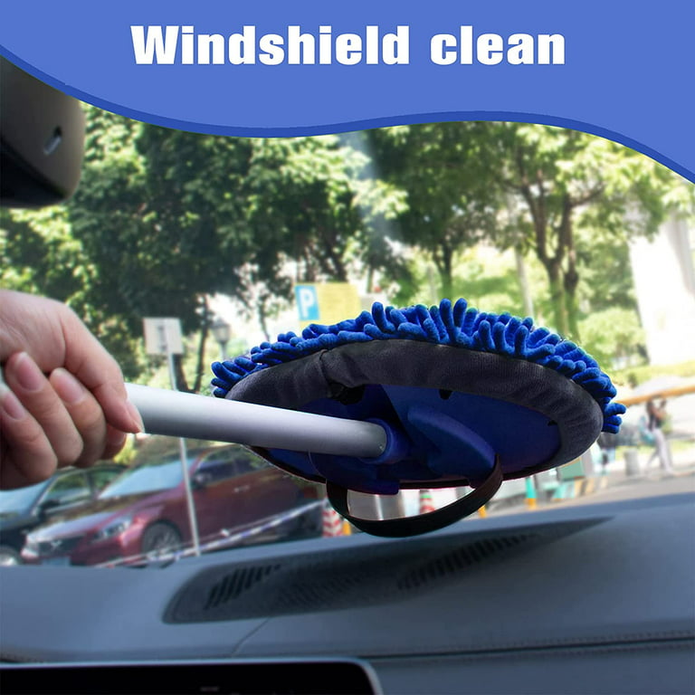 Lezcufer 17Pcs Car Wash Kit,62 Car Wash Brush Mop with Long Handle,Car  Cleaning Kit,Car Detailing Brush Set,Car Wash Bucket with Dirt Trap,Car  Wheel